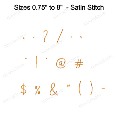 Rustic Bakery Script Machine Embroidery Font, 18 sizes, 8 formats, BX Font, PE font, Monogram Alphabet Embroidery Design