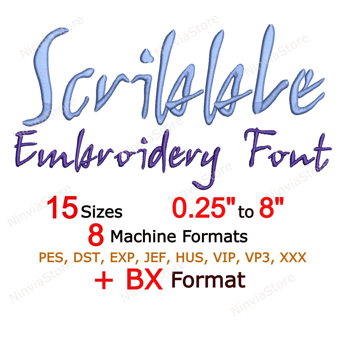 Police de broderie Machine Quany Script, 15 tailles, 8 formats, police BX, police PE, motifs de broderie Monogram Alphabet