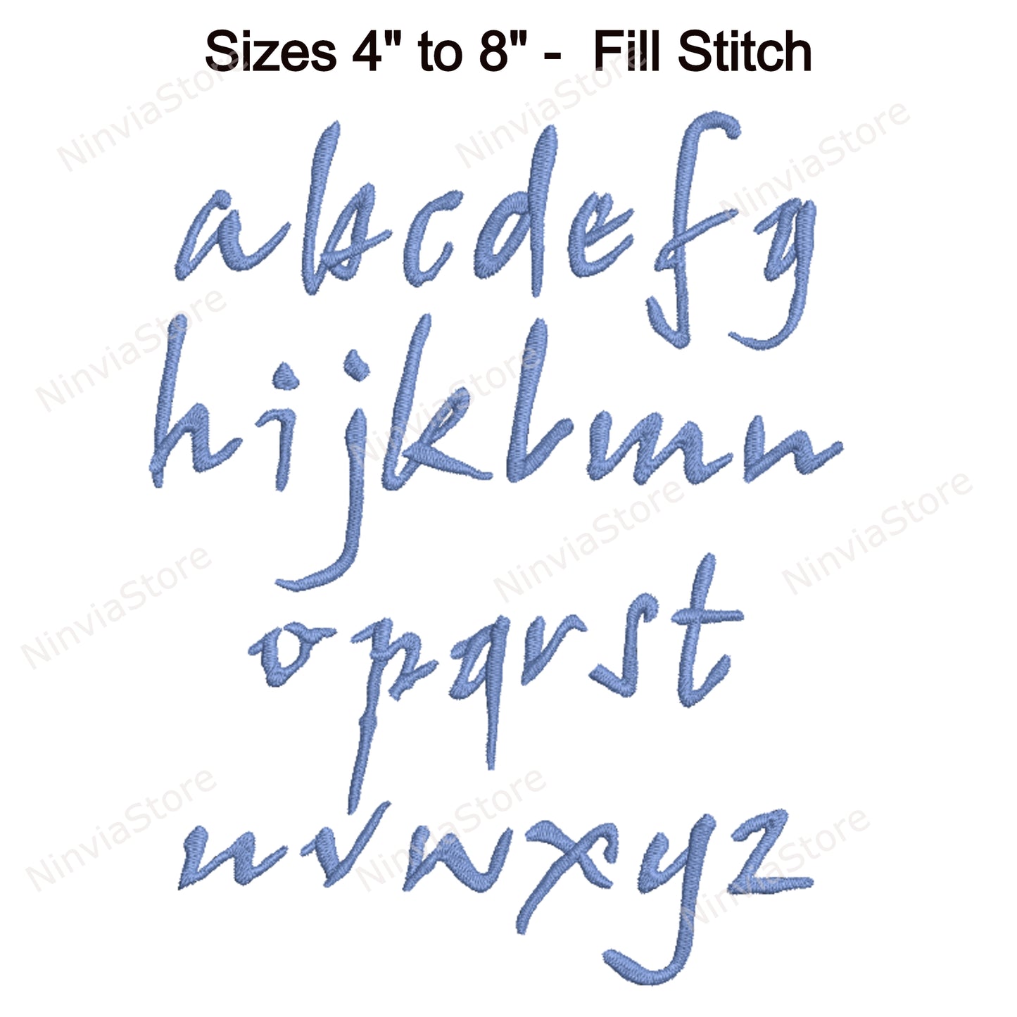 Police de broderie Machine Quany Script, 15 tailles, 8 formats, police BX, police PE, motifs de broderie Monogram Alphabet