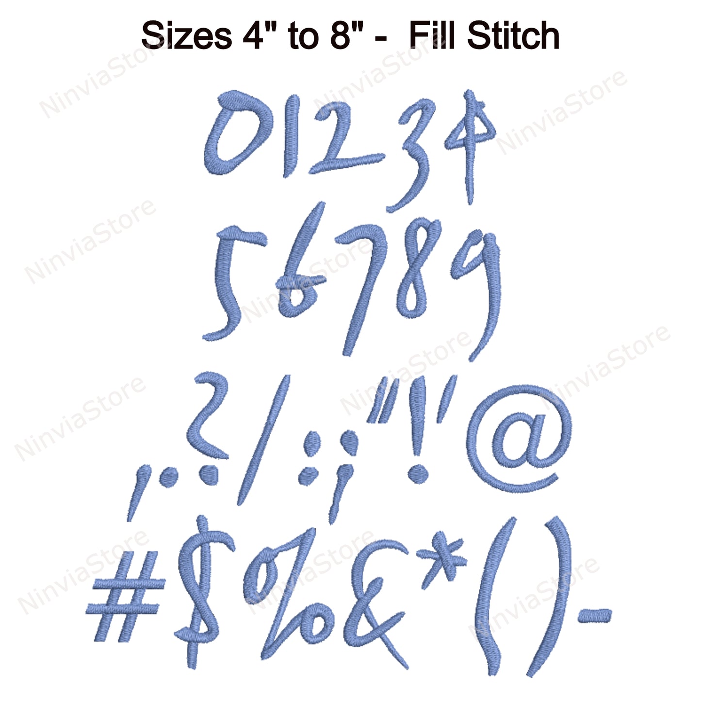 Scribble Script Machine Embroidery Font, 15 sizes, 8 formats, BX Font, PE font, Monogram Alphabet Embroidery Designs