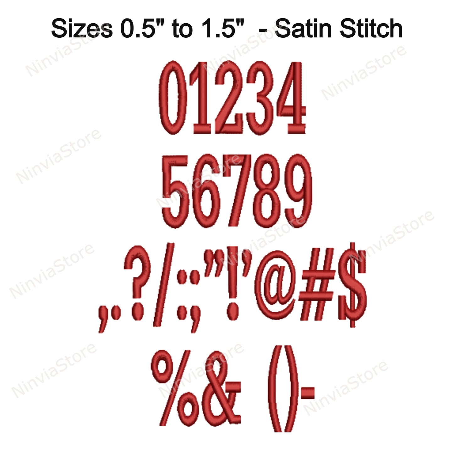 Serif Narrow Machine Embroidery Font, 15 sizes, 8 formats, BX Font, PE font, Monogram Alphabet Embroidery Design