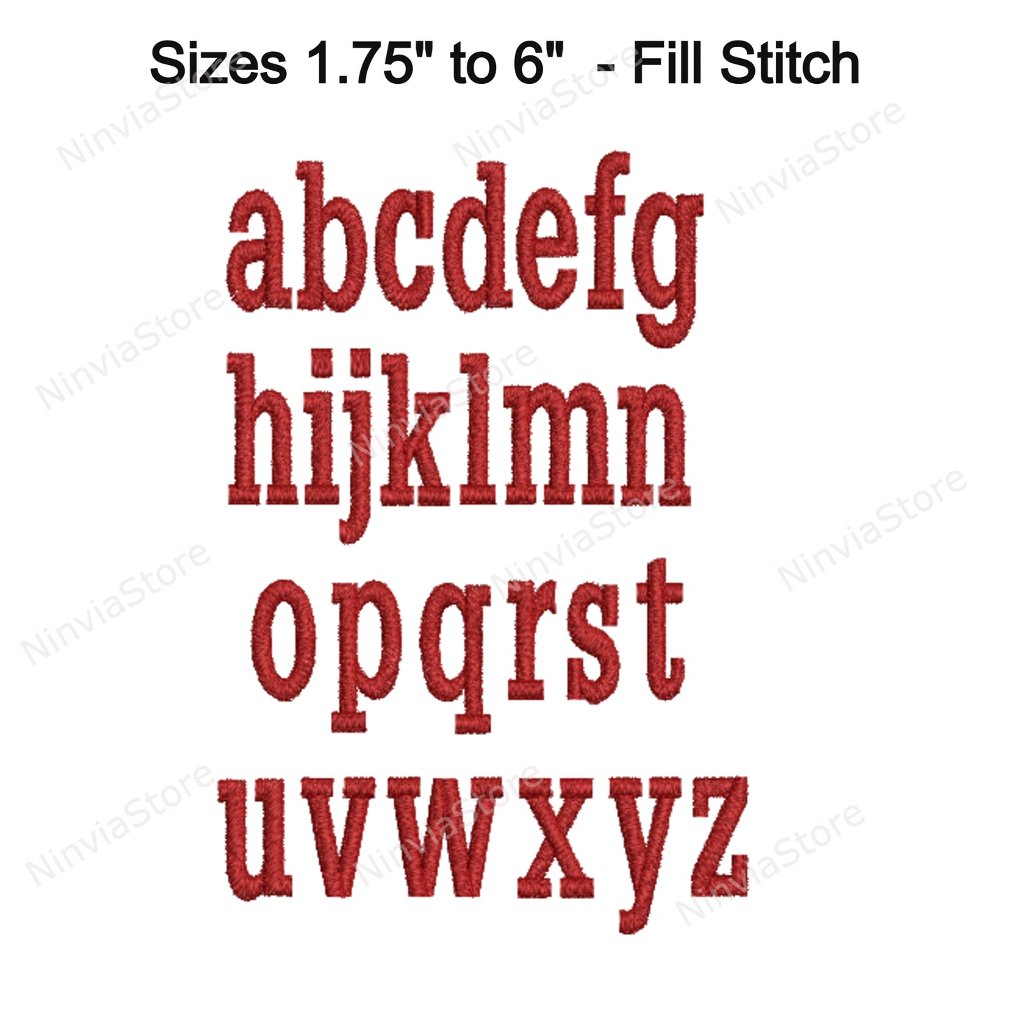 Serif Narrow Machine Embroidery Font, 15 sizes, 8 formats, BX Font, PE font, Monogram Alphabet Embroidery Design
