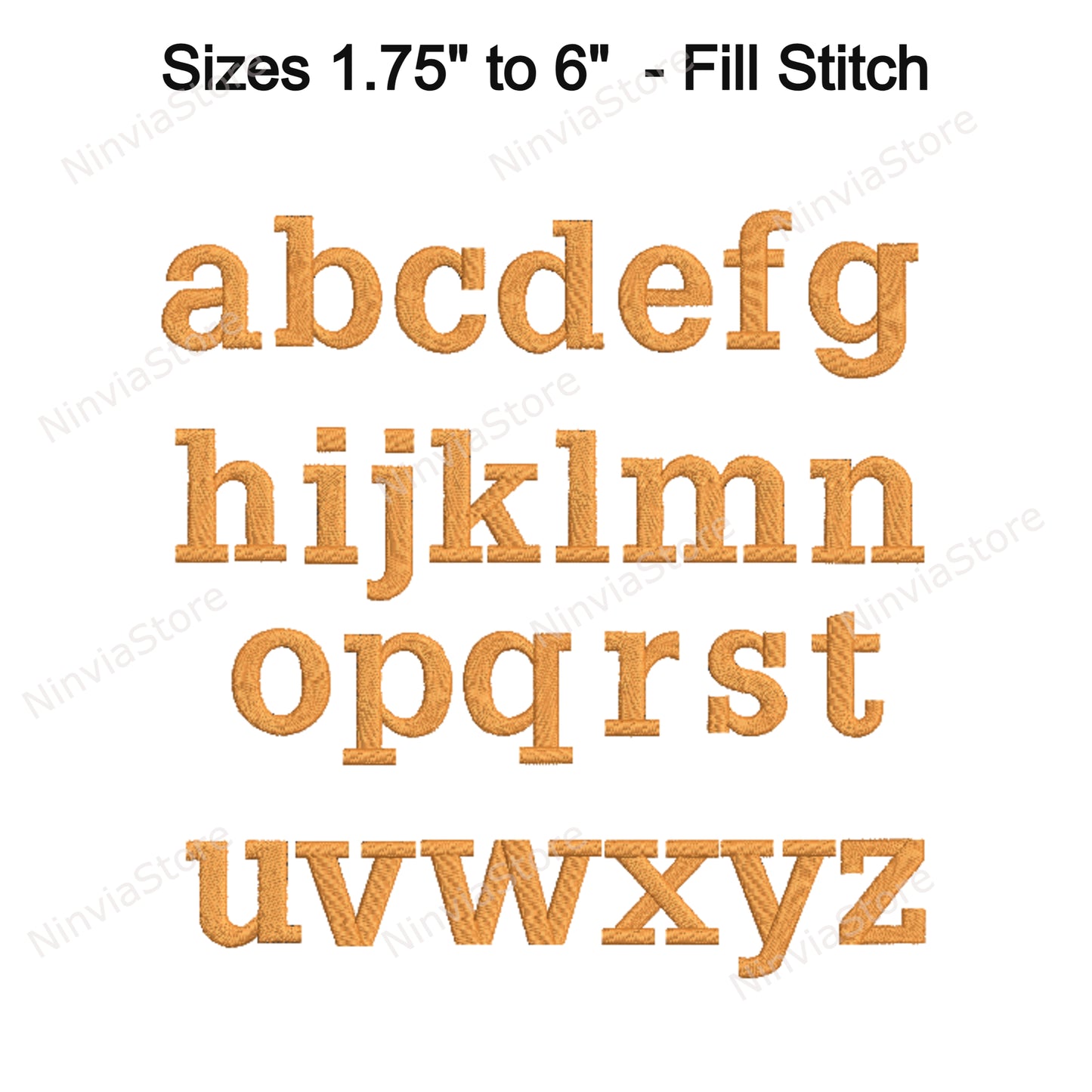 Serif Machine Embroidery Font, 16 sizes, 8 formats, BX Font, PE font, Monogram Alphabet Embroidery Design