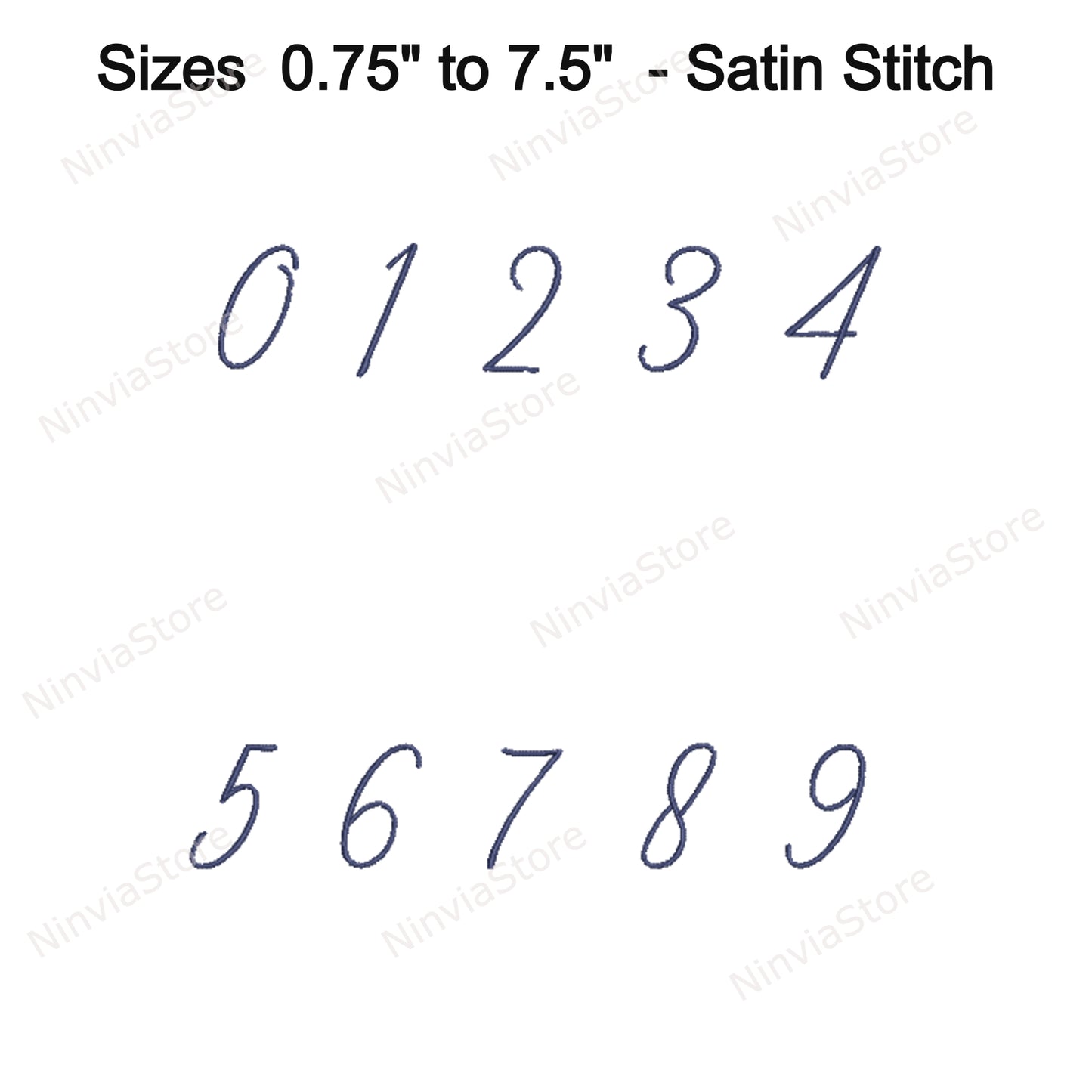 The Thinnest Signature Script Machine Embroidery Font, 17 sizes, 8 formats, BX Font, PE font, Monogram Alphabet Embroidery Design