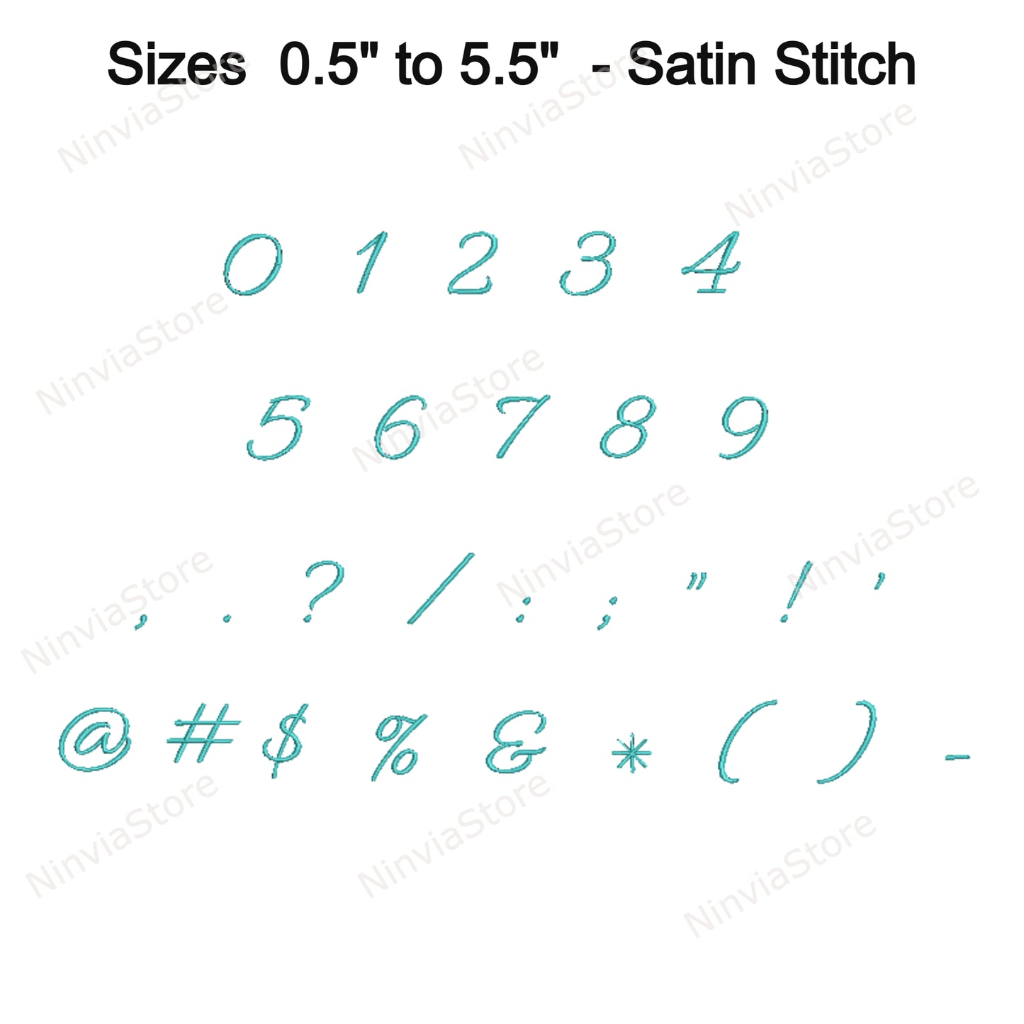 Snowfall Script Machine Embroidery Font, 17 sizes, 8 formats, BX Font, PE font, Monogram Alphabet Embroidery Design