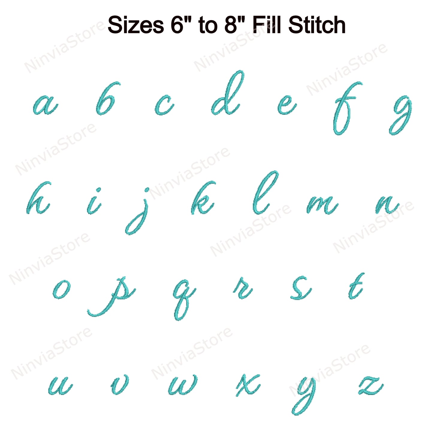 Snowfall Script Machine Embroidery Font, 17 sizes, 8 formats, BX Font, PE font, Monogram Alphabet Embroidery Design