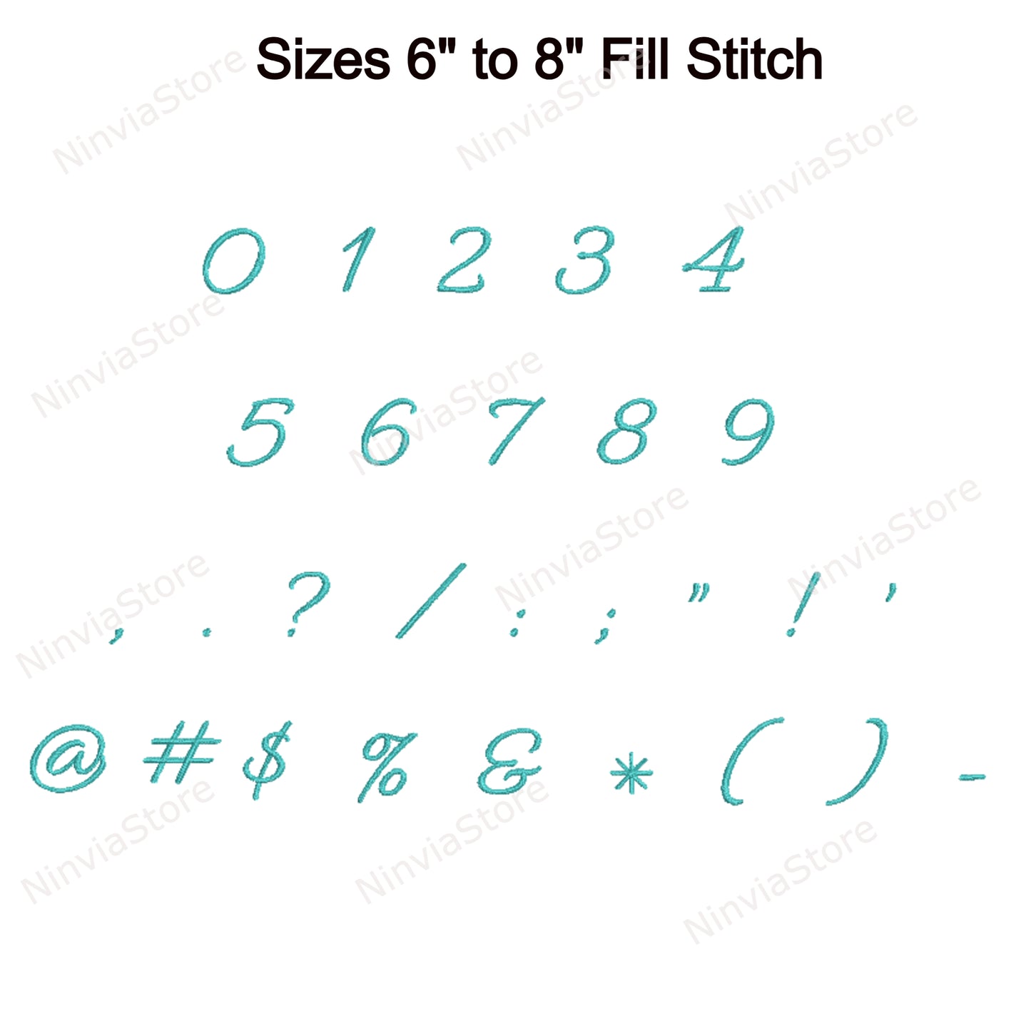Snowfall Script Machine Embroidery Font, 17 sizes, 8 formats, BX Font, PE font, Monogram Alphabet Embroidery Design