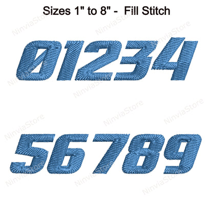 Sporty Machine Embroidery Font, 15 sizes, 8 formats, BX Font, PE font, Monogram Alphabet Embroidery Design