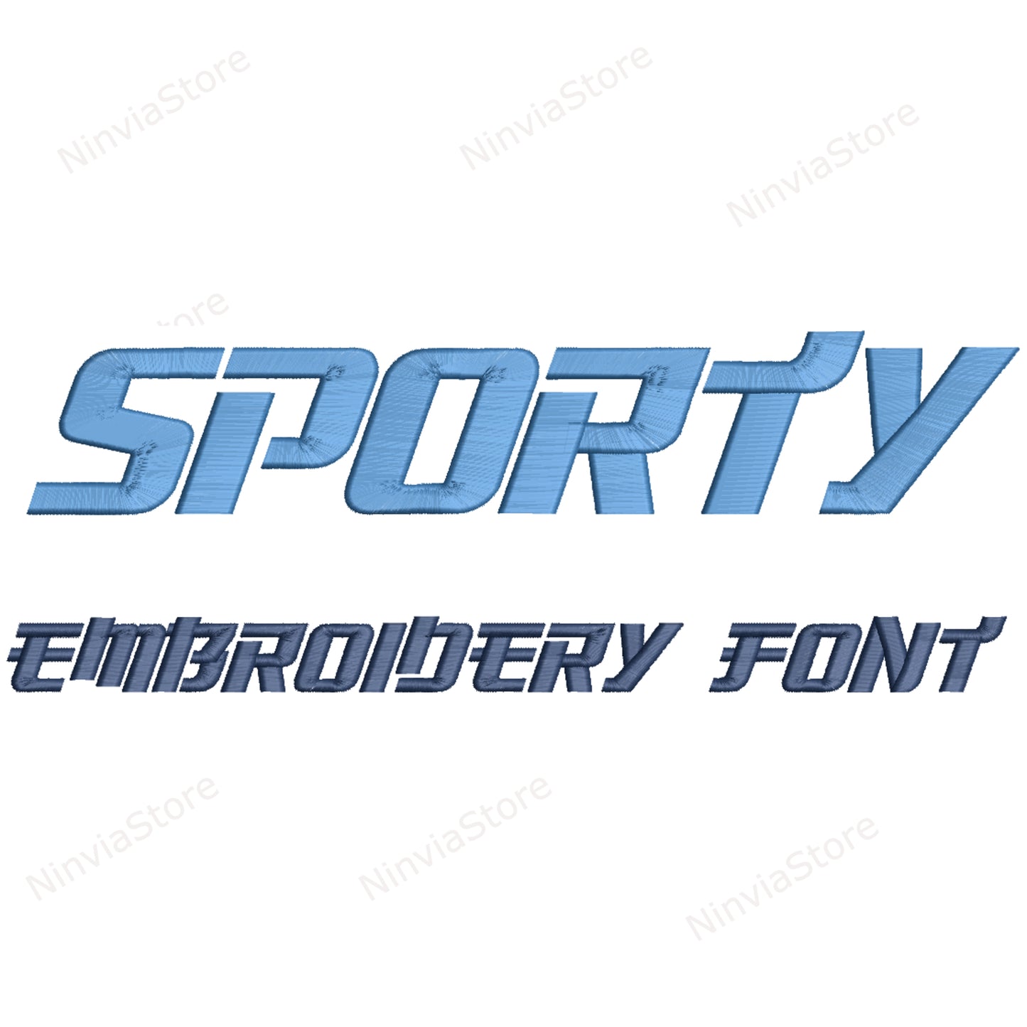 Sporty Machine Embroidery Font, 15 sizes, 8 formats, BX Font, PE font, Monogram Alphabet Embroidery Design