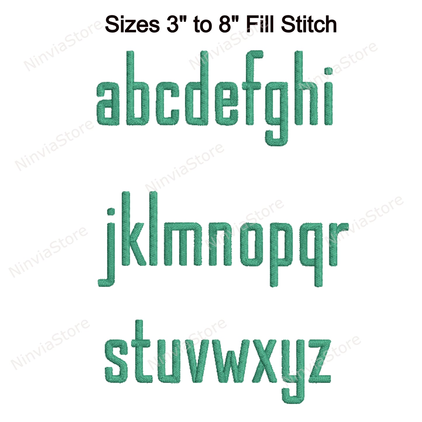 Stylish Block Machine Embroidery Font, 15 sizes, 8 formats, BX Font, PE font, Monogram Alphabet Embroidery Designs