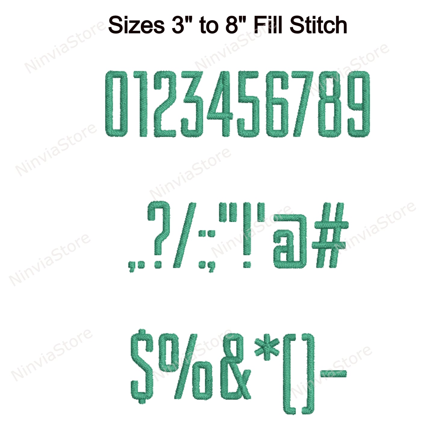 Stylish Block Machine Embroidery Font, 15 sizes, 8 formats, BX Font, PE font, Monogram Alphabet Embroidery Designs