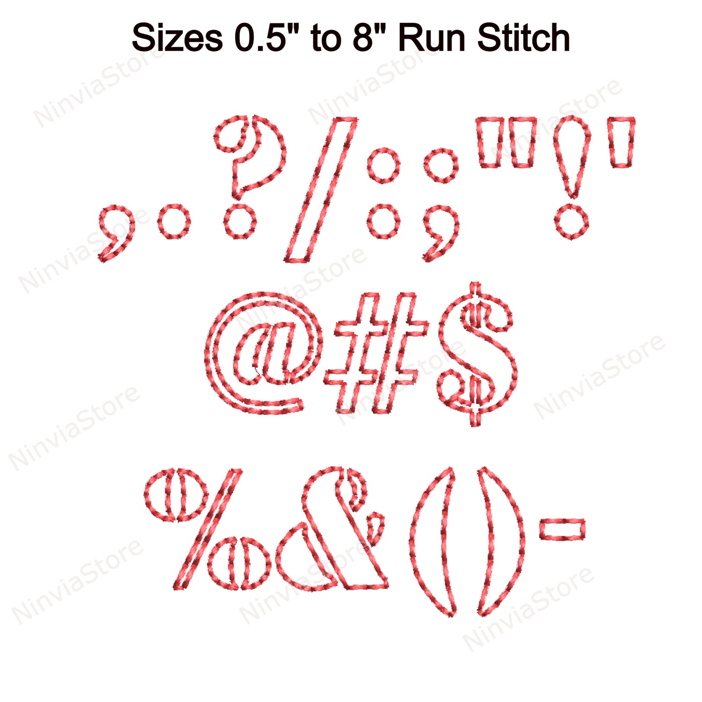 Schablonen-Umriss-Bohnenstich-Maschinenstickschrift, 14 Größen, 8 Formate, Run Stitch BX-Schriftart, PE-Schriftart, Monogramm-Alphabet-Stickmotive