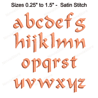 Sympathy Machine Embroidery Font, 15 sizes, 8 formats, BX Font, PE font, Monogram Alphabet Embroidery Designs