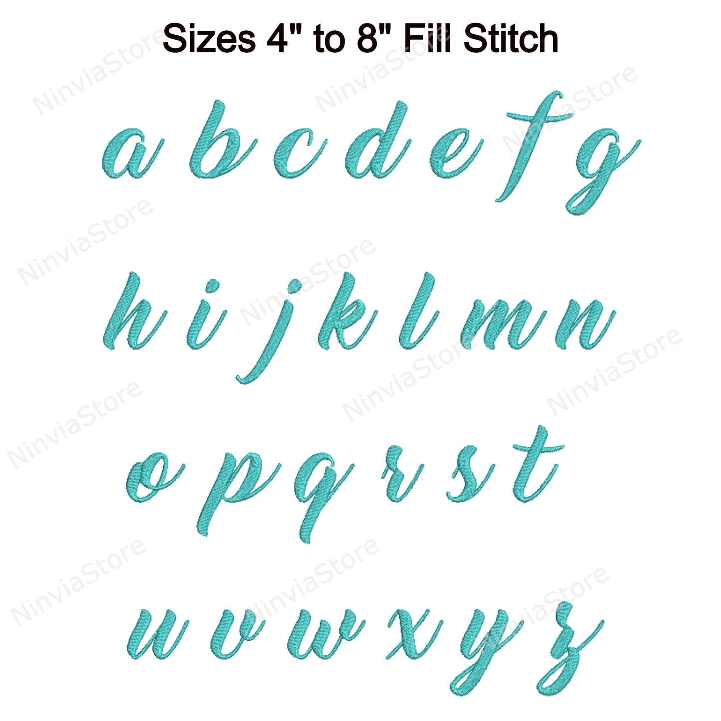 Penser à Betty Script Machine Embroidery Font, 15 tailles, 8 formats, BX Font, PE font, Monogram Alphabet Broderie Designs