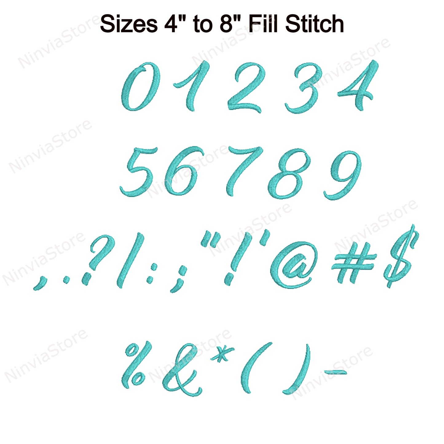 Thinking of Betty Script Machine Embroidery Font, 15 sizes, 8 formats, BX Font, PE font, Monogram Alphabet Embroidery Designs