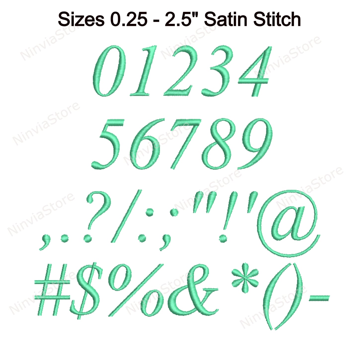 Times Roman Italic Machine Embroidery Font, 15 sizes, 8 formats, BX Font, PE font, Monogram Alphabet Embroidery Designs