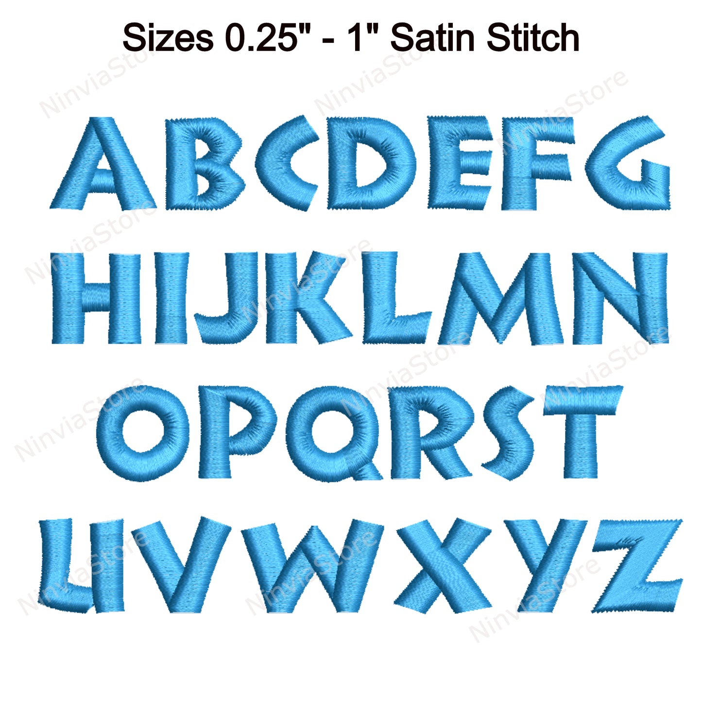 Toy Block Machine Embroidery Font, 15 sizes, 8 formats, BX Font, PE font, Monogram Alphabet Embroidery Designs