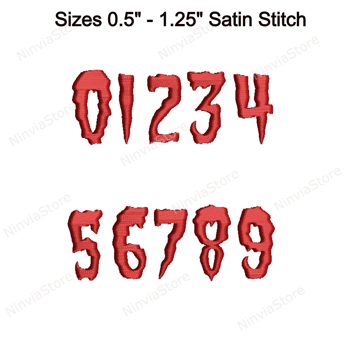 Vampire Night Machine Embroidery Font, 14 sizes, 8 formats, Halloween BX Font, PE font, Monogram Alphabet Embroidery Designs