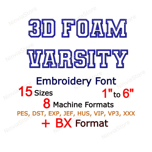 Bloc de police de broderie machine, 15 tailles, 8 formats, police BX, police PE, motifs de broderie Monogram Alphabet