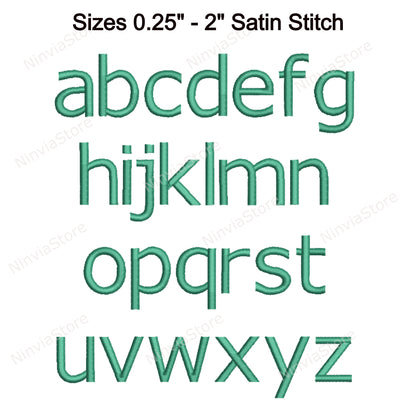 Verdana Machine Embroidery Font, 15 sizes, 8 formats, BX Font, PE font, Monogram Alphabet Embroidery Designs