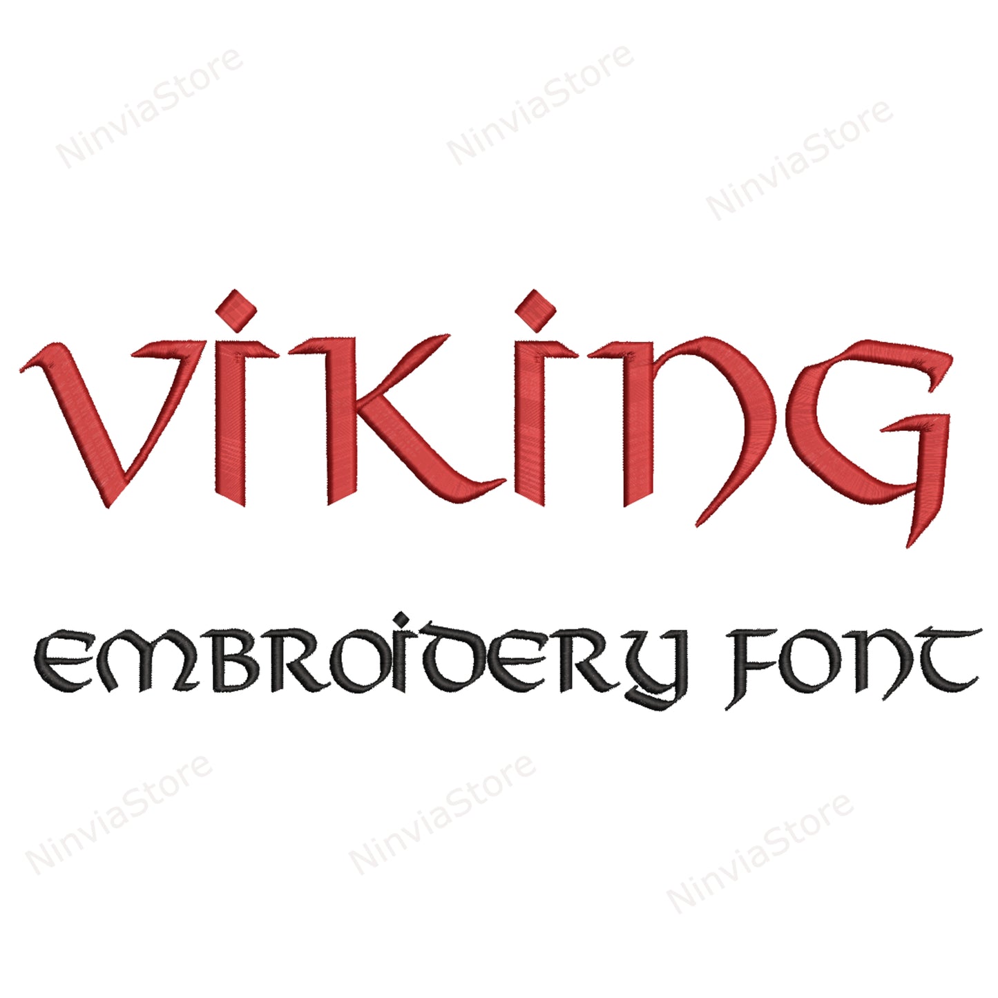 Viking Machine Embroidery Font, 15 sizes, 8 formats, BX Font, PE font, Monogram Alphabet Embroidery Design