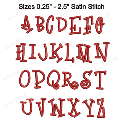 Witches Machine Embroidery Font, 14 sizes, 8 formats, Halloween BX Font, PE font, Monogram Alphabet Embroidery Designs