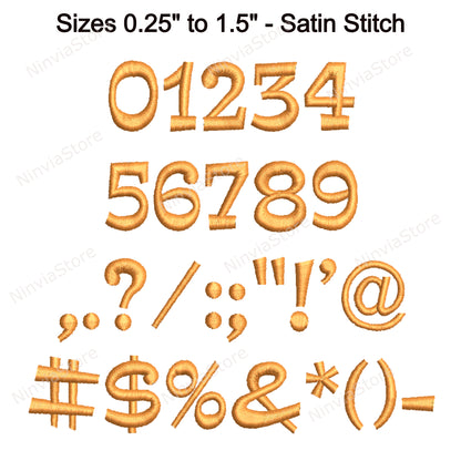 Western Machine Embroidery Font, 15 sizes, 8 formats, BX Font, PE font, Monogram Alphabet Embroidery Designs