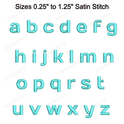 Wide Block Machine Embroidery Font, 14 sizes, 8 formats, BX Font, PE font, Monogram Alphabet Embroidery Designs