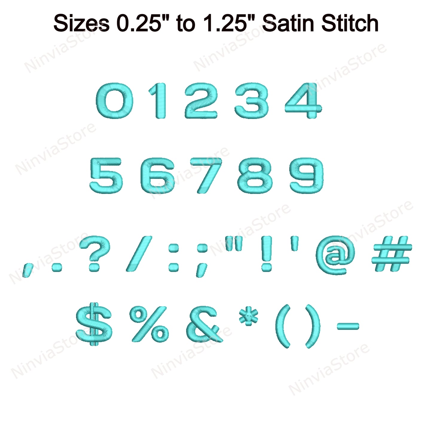 Wide Block Machine Embroidery Font, 14 sizes, 8 formats, BX Font, PE font, Monogram Alphabet Embroidery Designs