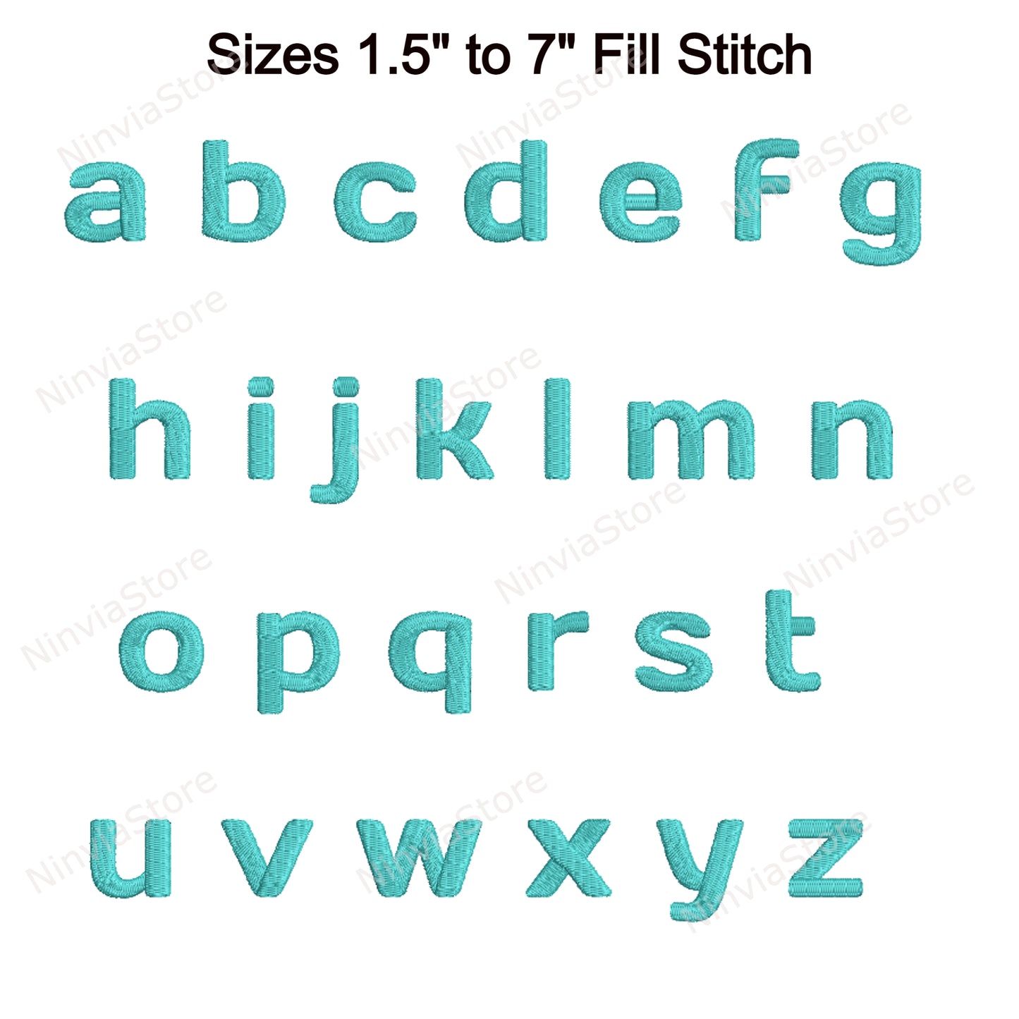 Wide Block Machine Embroidery Font, 14 sizes, 8 formats, BX Font, PE font, Monogram Alphabet Embroidery Designs