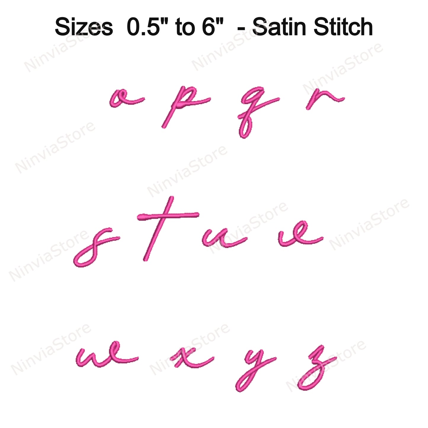 Police de broderie Machine Quany Script, 15 tailles, 8 formats, police BX, police PE, motifs de broderie Monogram Alphabet