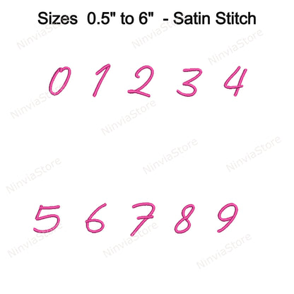 Police de broderie Machine Quany Script, 15 tailles, 8 formats, police BX, police PE, motifs de broderie Monogram Alphabet