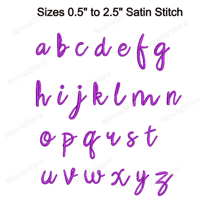 Wonderland Script Machine Embroidery Font, 15 sizes, 8 formats, BX Font, PE font, Monogram Alphabet Embroidery Design