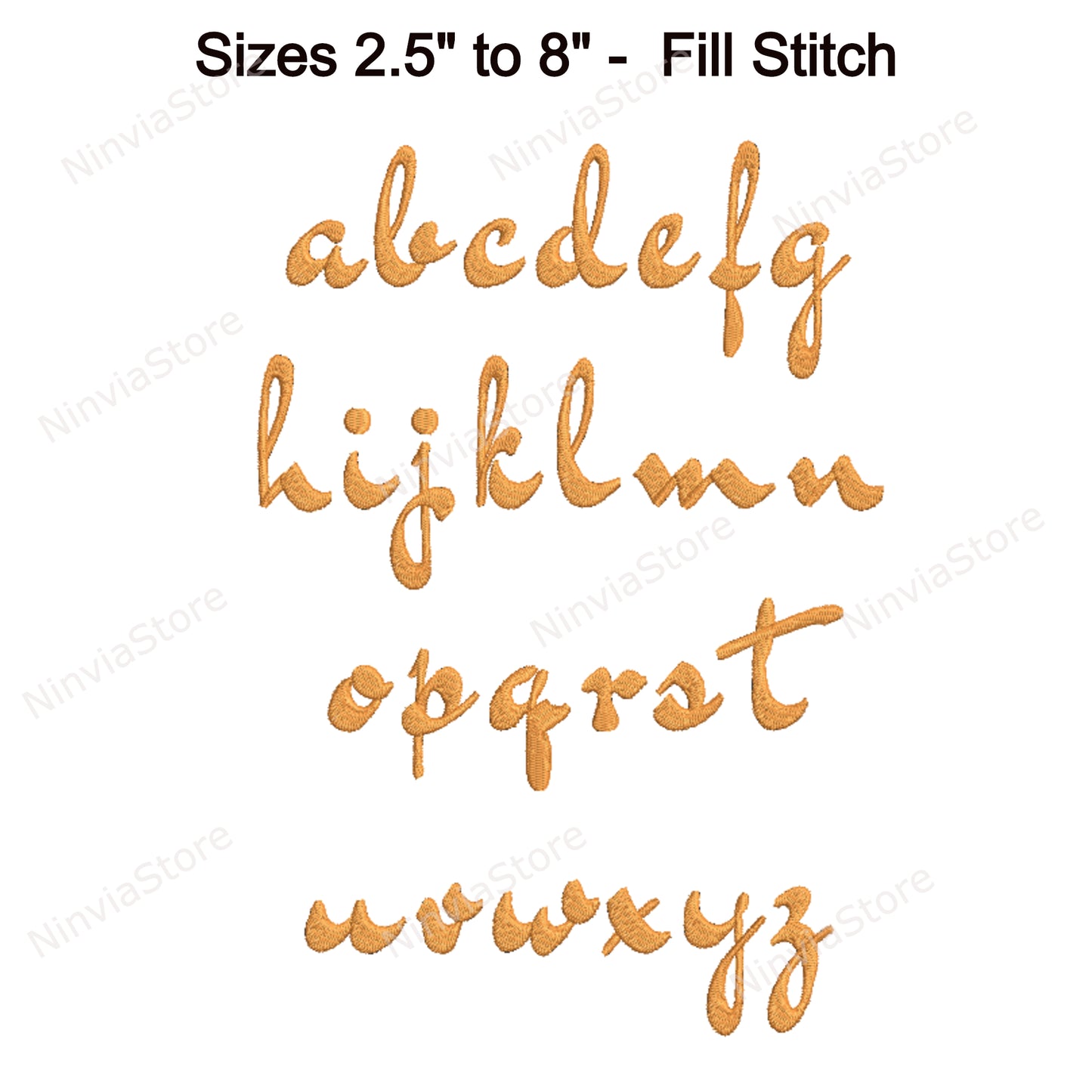 Police de broderie Machine à script Yellowstone, 15 tailles, 8 formats, police BX, police PE, motifs de broderie Monogram Alphabet