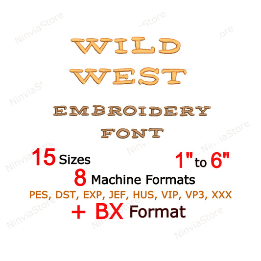Runde Block-Maschinenstickschrift, 15 Größen, 8 Formate, BX-Schriftart, PE-Schriftart, Monogramm-Alphabet-Stickmotive