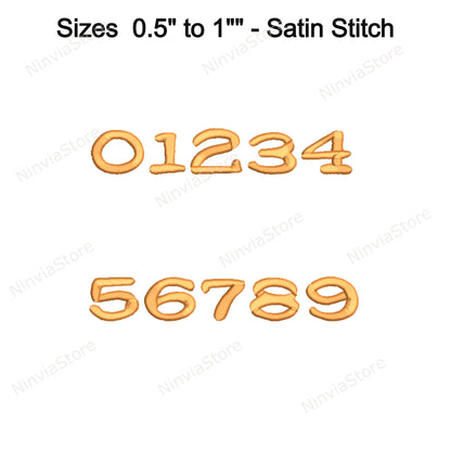 Runde Block-Maschinenstickschrift, 15 Größen, 8 Formate, BX-Schriftart, PE-Schriftart, Monogramm-Alphabet-Stickmotive