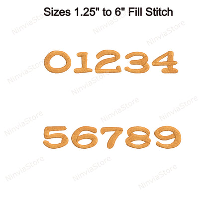 Runde Block-Maschinenstickschrift, 15 Größen, 8 Formate, BX-Schriftart, PE-Schriftart, Monogramm-Alphabet-Stickmotive