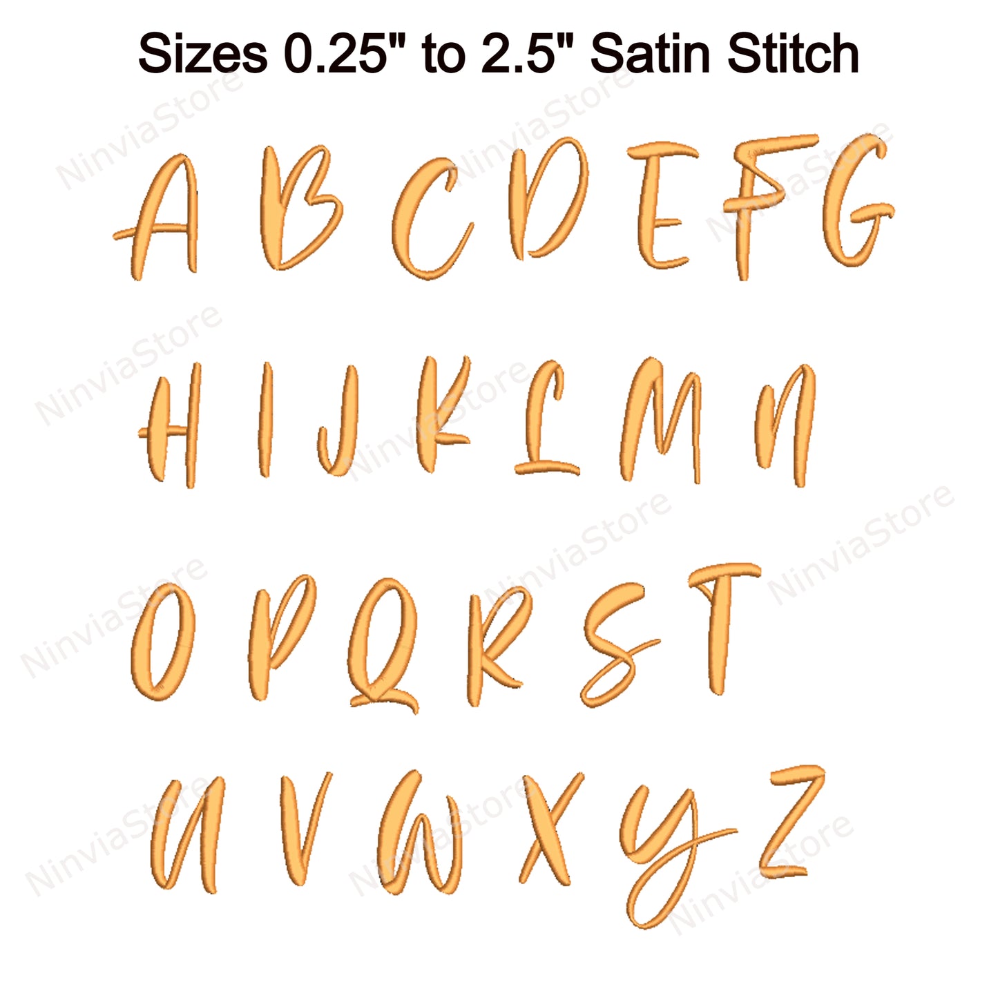 Yellowstone Script Machine Embroidery Font, 15 sizes, 8 formats, BX Font, PE font, Monogram Alphabet Embroidery Designs