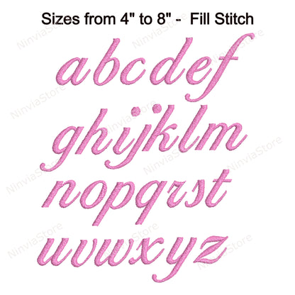 Ballantines Script Machine Embroidery Font, 15 tailles, 8 formats, police BX, police PE, Monogram Alphabet Broderie Designs