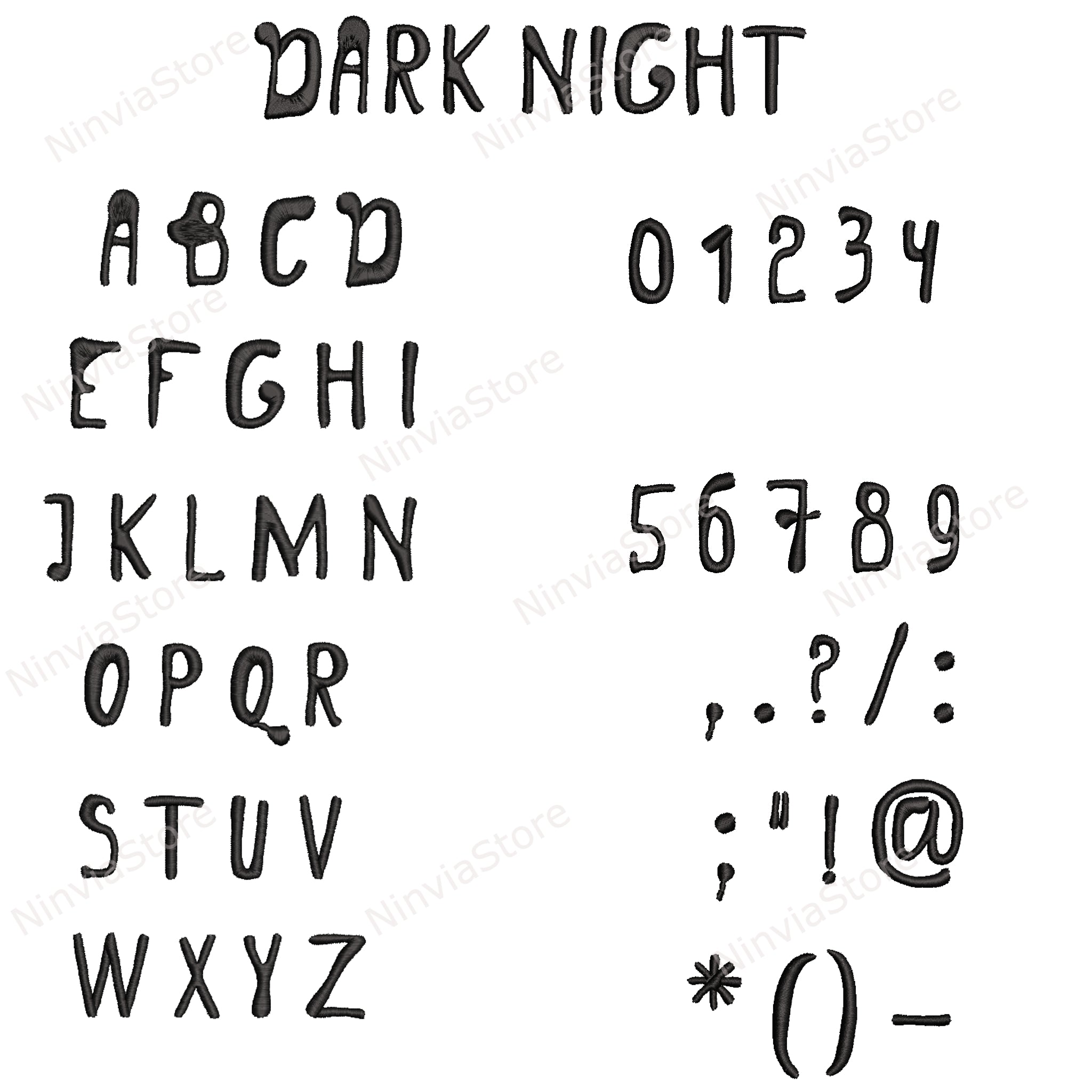 12 DST Machine Embroidery Fonts Bundle, Alphabet Embroidery Design ...