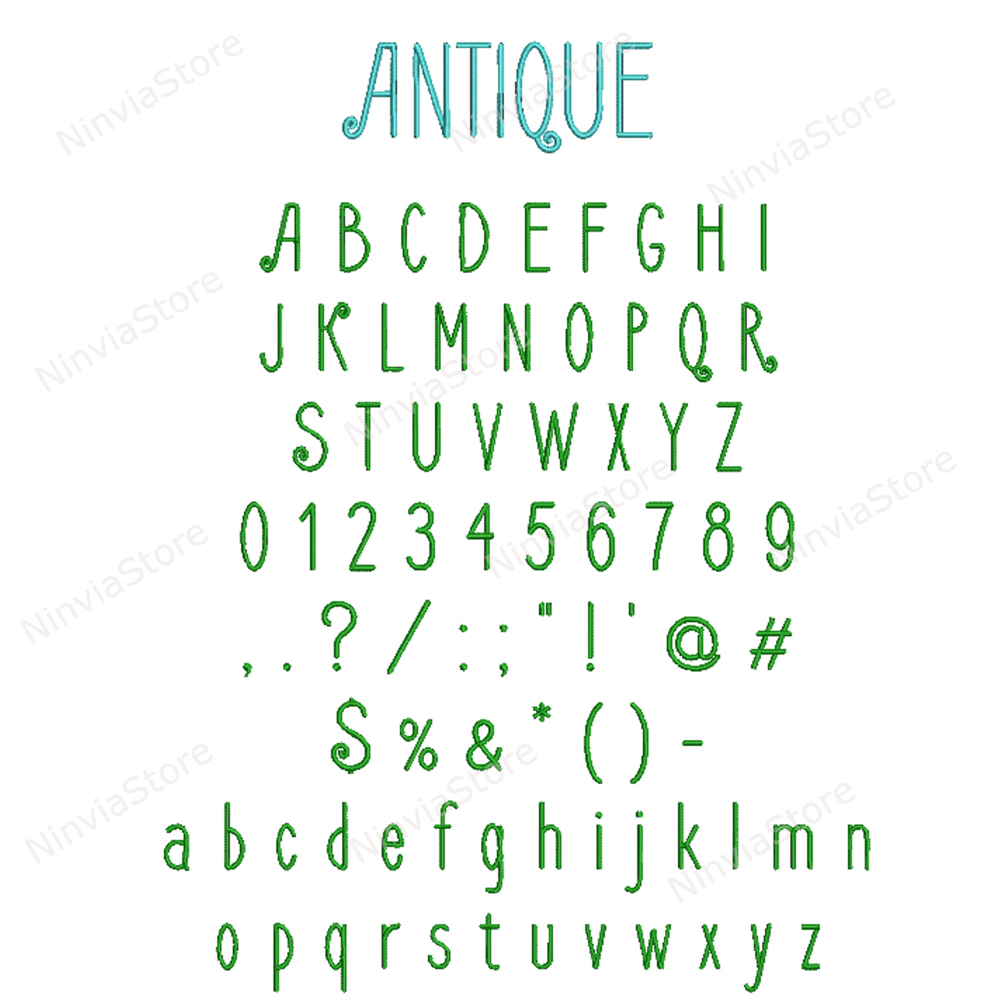 12 DST Machine Embroidery Fonts Bundle, Alphabet Embroidery Design ...