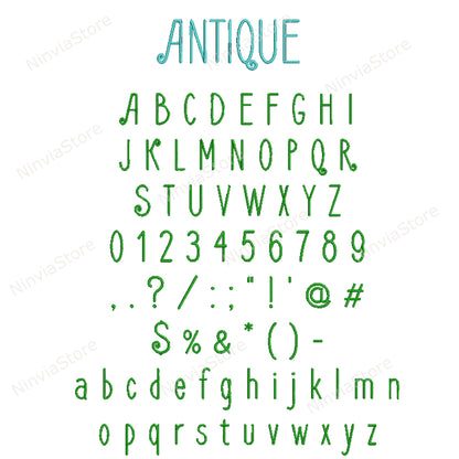 12 JEF Broderie Font Bundle, Machine Broderie Police JEF, Petite police de broderie Monogramme Alphabet Broderie Design, Police JEF pour la broderie