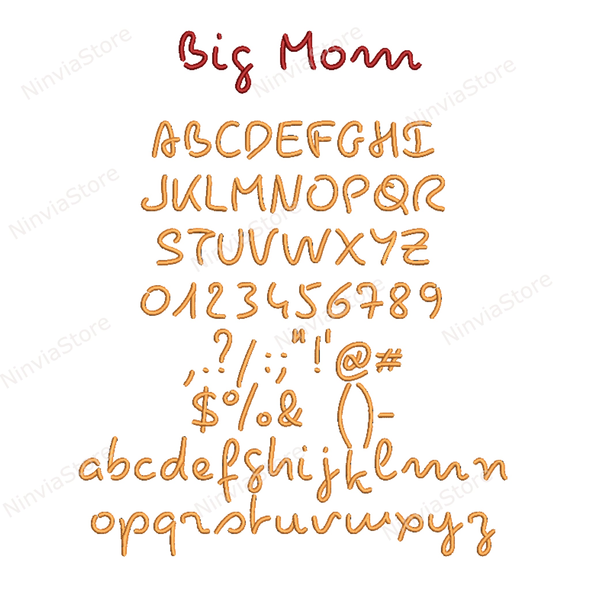 10 BX Machine Embroidery Script Fonts Bundle, Alphabet Embroidery ...