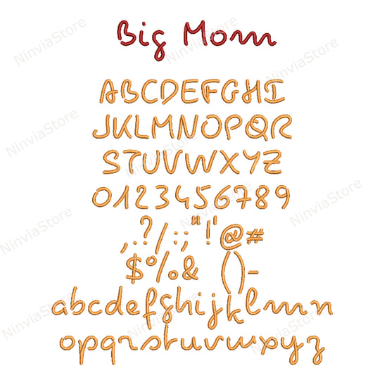 10 BX Machine Embroidery Script Fonts Bundle, Alphabet Embroidery ...