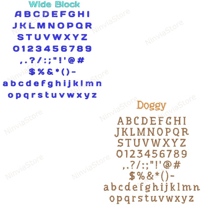 12 JEF Stickschrift-Paket, Maschinenstickschrift JEF, kleine Stickschrift Monogramm Alphabet Stickmuster, JEF-Schriftart für Stickerei