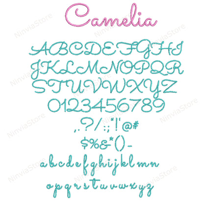 10 EXP-Stickschriftarten-Paket, Alphabet-Stickdesign, Maschinenstickschrift EXP, Cursive EXP-Schriftart für Stickereien, Kalligraphie-Monogramm-Stickschriftart EXP