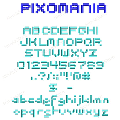 12 JEF Broderie Font Bundle, Machine Broderie Police JEF, Petite police de broderie Monogramme Alphabet Broderie Design, Police JEF pour la broderie