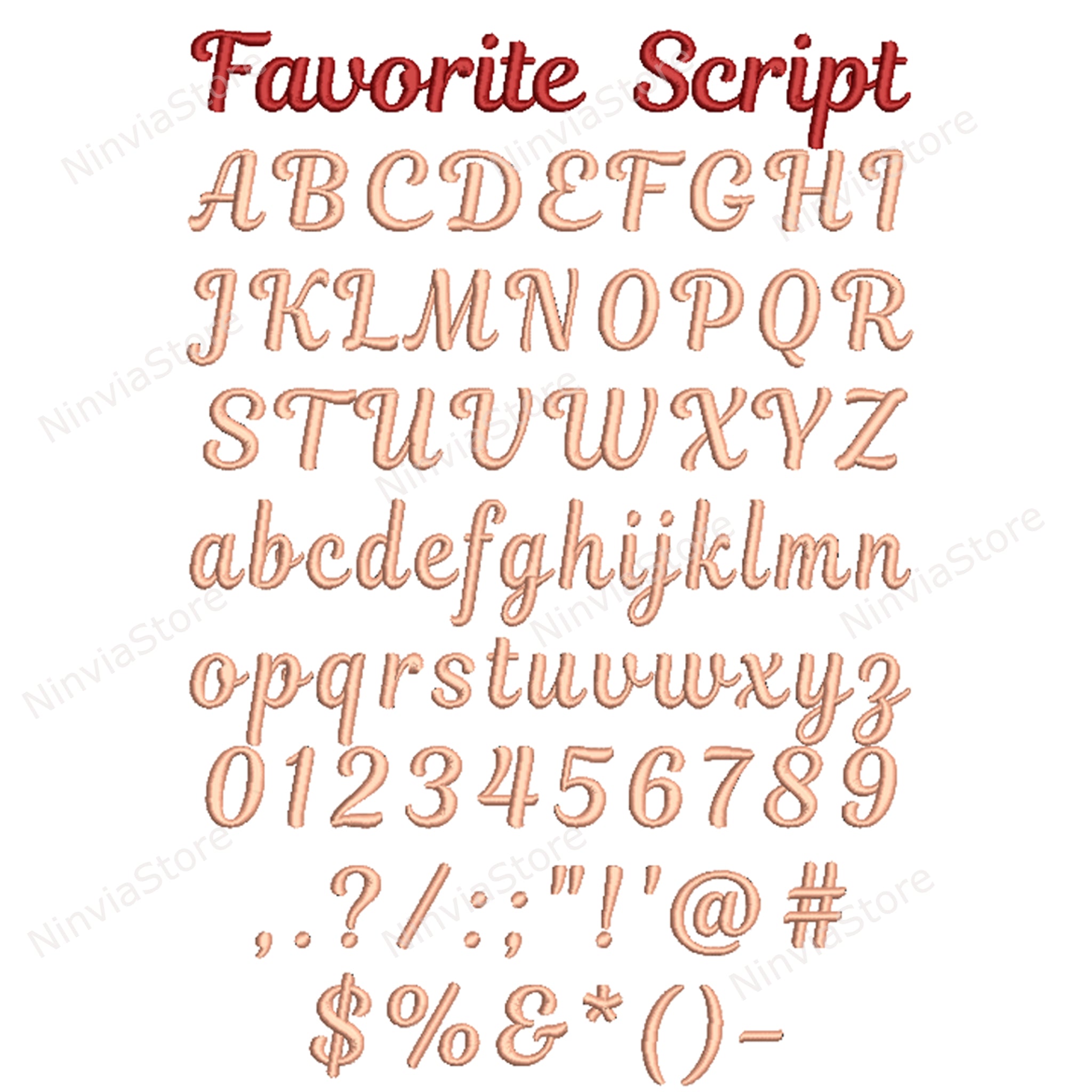 BX Machine Embroidery Script Fonts Bundle, Alphabet Embroidery Designs ...