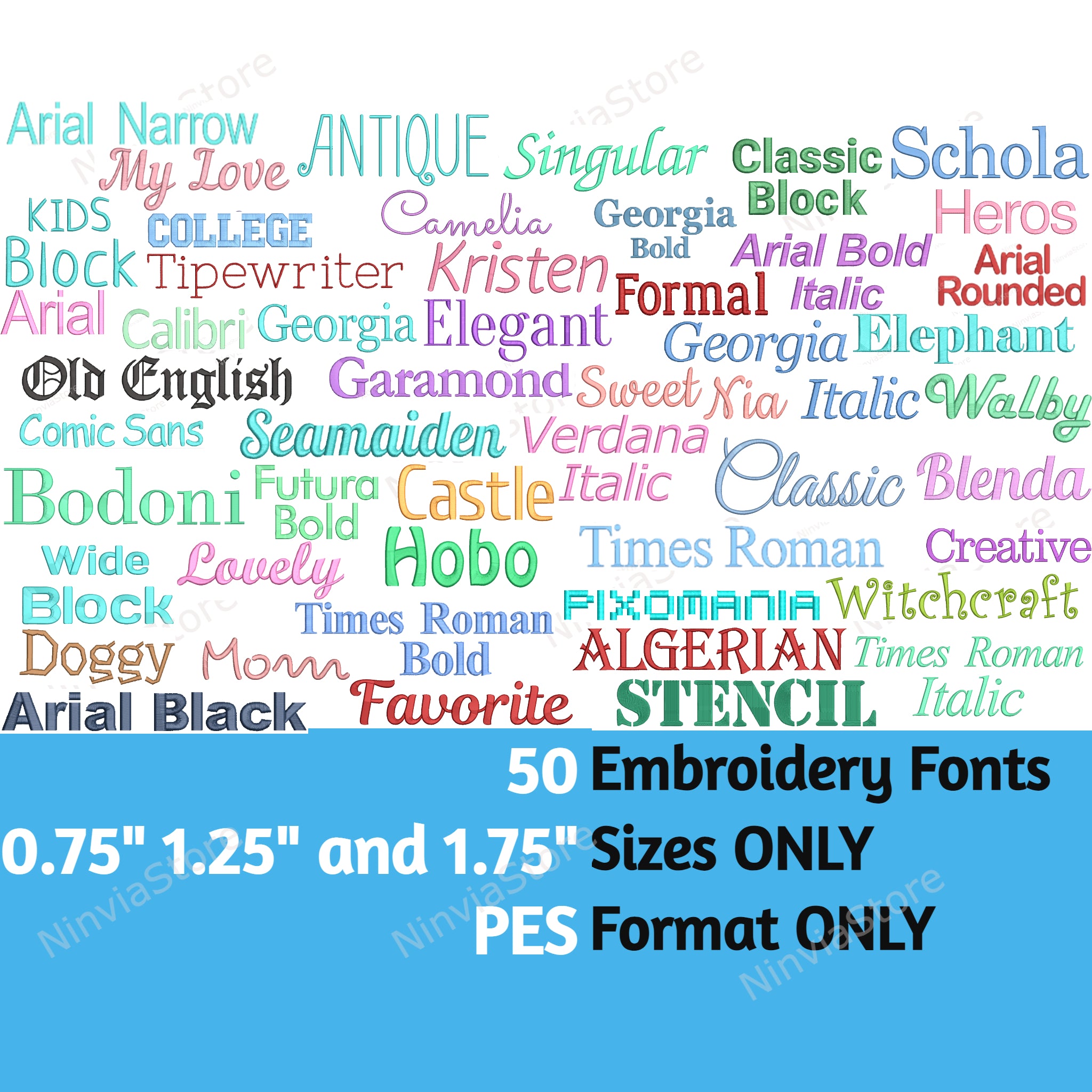Computer Machine Embroidery Font Unique Machine Embroidery Fonts and Designs by NinviaStore